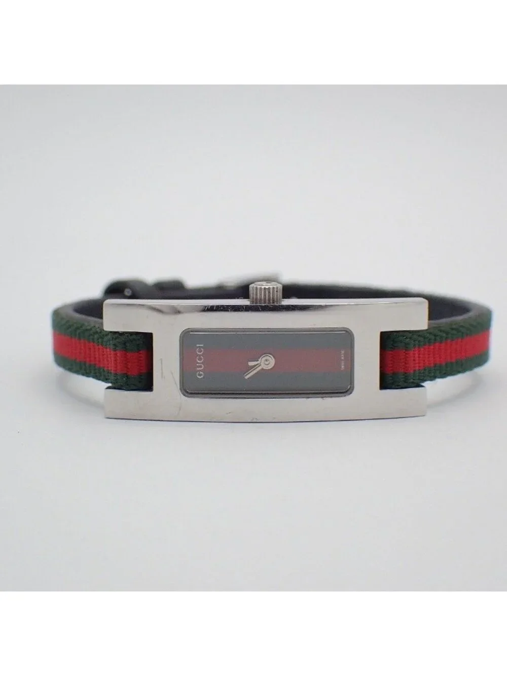 Gucci L Bracelet Watch Sherry Line Quartz Nylon Strap